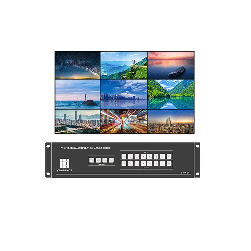 24x24 20x20 8x24 HDM I seamless mixed signal matrix switcher for video wall