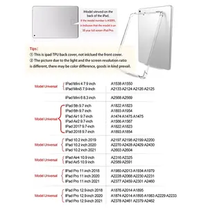 IPadケース用iPad10th Gen 12.9 4th 5th 6th Air 4th 5th 10.9 Pro 11 <span class=keywords><strong>2nd</strong></span> 3rd 4th iPad 10.2 with Pen Slot TPU Transparent Cover - Product Image 6