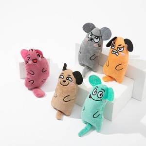 卡通表情发声猫薄荷咀嚼玩具磨牙清洁防咬解闷小猫室内用 - Product Image 5