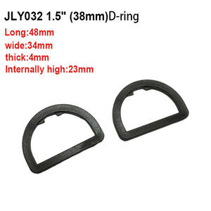 Yeni Tip POM Temiz Dokuma D Halkalı Kemer 1.5 İnç 38 mm Plastik D Halkalı Kemer Deri - Product Image 1