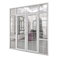 Porte à battants en PVC insonorisée WANJIA, portes en verre à battants en PVC, porte accordéon en PVC