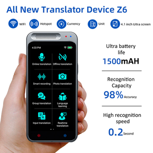 Traducteur bidirectionnel, traduction vocale, plusieurs langues, traduction instantanée intelligente, appareil de traduction <span class=keywords><strong>en</strong></span> ligne et hors ligne, traduction par caméra - Product Image 3