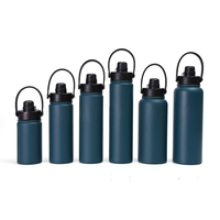 Termo de Acero Inoxidable de Boca Ancha de Lujo para Sublimación, Botella de Agua con Pajita, ¡Gran Oferta a Buenos Precios!