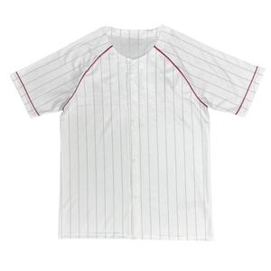 25 cárdigan de béisbol simple Inglaterra Club manga corta rayas blancas deportes verano para adultos - Product Image 1