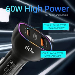 อะแดปเตอร์จ่ายไฟ PD60W ราคาประหยัด ชาร์จเร็ว พอร์ตคู่ A+C สำหรับสมาร์ทโฟน - Product Image 4