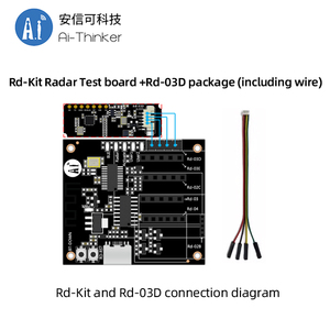 La carte de débogage radar Ai-Thinker Rd-Kit peut détecter et ajuster les données et les paramètres des modèles Rd-03/03D/03E/04. - Product Image 4