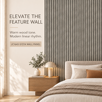 Revêtement décoratif PS facile à installer pour les murs résidentiels et les intérieurs hôteliers