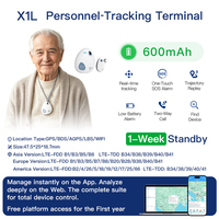 Traceur GPS étanche IP67 anti-perte pour enfants et personnes âgées, alarme SOS avec contrôle à distance par application et visualisation sur PC, réseau 4G, traceur personnel