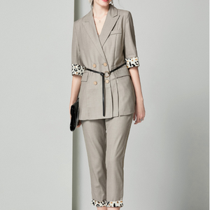 Pant Tute Le Donne Casual Ufficio Vestiti di Affari di Usura del Lavoro Formale Imposta Stili Uniformi Abiti Eleganti Pantaloni - Product Image 3