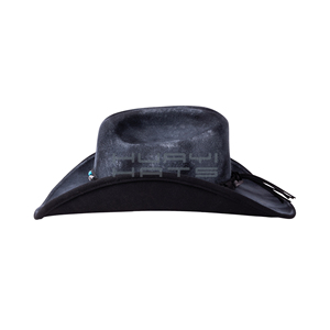 Venta al por mayor hecho a mano azul y negro vaquero 100% sombreros de fieltro de lana sombreros de vaquero vintage - Product Image 3