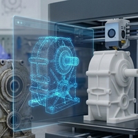 Escaneo de Ingeniería Inversa 3D, Mecanizado CNC, Caja de Cambios Mecánica Personalizada, Prototipado Rápido, Servicio de Personalización de Dibujos