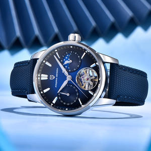 Reloj mecánico automático Pagani Design para hombre con correa luminosa con fase lunar PDYS021 - Product Image 3