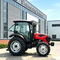 Tracteurs agricoles à roues de 120 CV, moteur diesel puissant, boîte de vitesses hydraulique, tracteurs robustes pour l'agriculture