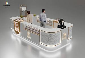 Exhibidores de Perfumes de Lujo Personalizados en Madera y Oro |   Diseño Personalizado y Soluciones Completas para Tiendas Minoristas, Exhibición de Perfumes para Tiendas - Product Image 4
