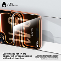 Protection d'écran ATB Wholesale Crystal Armor incassable 2.5D 3D anti-rayures pour iPhone 17 16 15 14 Pro Max