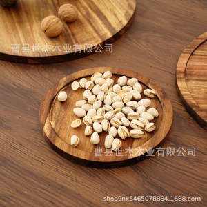 Bandeja Redonda de Madera Mu Yujia, Sin Acabado, Resistente al Contacto con Alimentos, para Uso Doméstico - Product Image 4