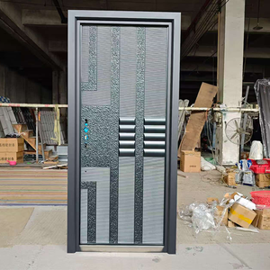 Porte <span class=keywords><strong>d</strong></span>'entrée en aluminium moulé en relief tridimensionnel: la première ligne de <span class=keywords><strong>d</strong></span>éfense pour la maison qui équilibre la sécurité et la durabilité - Product Image 4