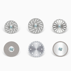 Disques abrasifs en zircone dentaire, polisseurs double face, disques de coupe diamantés, roue de 180 mm pour usage en laboratoire - Product Image 6