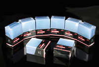 Hot Custom 35PT 55PT 75PT 100PT 130PT 180PTPVC Porte-cartes Manches Étoiles Recueillir Top Loader 3x4 ID Card Sleeve Toploader