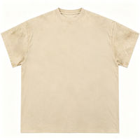 T-shirt personnalisé Kornit DTG avec impression de badge effet vieilli, service OEM, vêtement en coton tendance streetwear