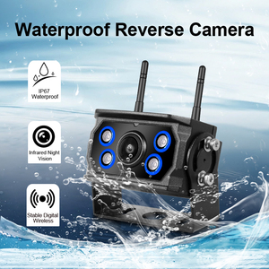 Monitor DVR con Schermo IPS da 7 Pollici, Telecamera Posteriore Impermeabile IP67, Sistema di Telecamere Wireless per Rimorchi, Camion, <span class=keywords><strong>Camper</strong></span> e Autobus - Product Image 5