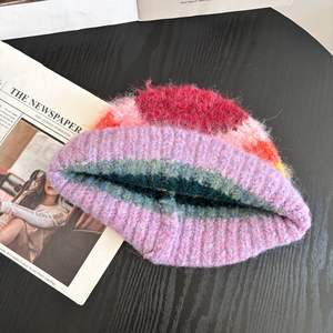 2025 nuevo Color felpa olla <span class=keywords><strong>mujer</strong></span> sombrero <span class=keywords><strong>de</strong></span> punto a prueba <span class=keywords><strong>de</strong></span> viento y cálido para Otoño Invierno MUESTRA Tamaño <span class=keywords><strong>de</strong></span> cara para escenas <span class=keywords><strong>de</strong></span> negocios <span class=keywords><strong>de</strong></span> playa - Product Image 2