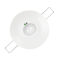 5.8Ghz 220V mur moderne montage encastré au plafond réglable à 360 degrés détecteur de mouvement radar à micro-ondes interrupteur de lumière