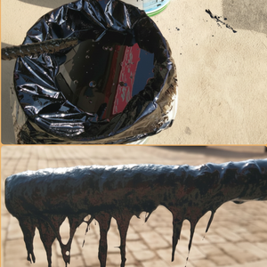 Mastic de imperméabilisation d'asphalte avec la longévité augmentée pour les bâtiments commerciaux - Product Image 1