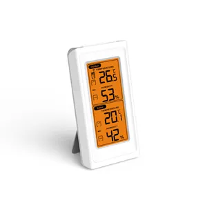Indoor outdoor thermometer with temperature and humidity trend low BAT indicator humidity history Max/Min memory