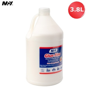 Cubo de <span class=keywords><strong>pegamento</strong></span> líquido <span class=keywords><strong>blanco</strong></span> <span class=keywords><strong>PVA</strong></span> grande hecho a mano de 3,8 l para niños, fabricación de limo DIY y materiales de cartón para carpintería, <span class=keywords><strong>pegamento</strong></span> de unión - Product Image 1