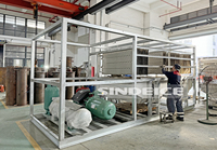 Machine à glaçons industrielle de 20 tonnes, machine à glaçons en plaques de haute capacité pour la pêche et le refroidissement