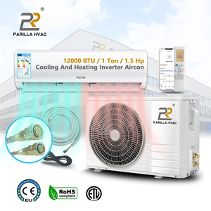 Unité de climatisation électrique intelligente <span class=keywords><strong>12000</strong></span> <span class=keywords><strong>BTU</strong></span> 1 tonne 1,5 CV Inverter R32 Chauffage et refroidissement Contrôle de la qualité de l'air par application Usage domestique et hôtelier - Product Image 1