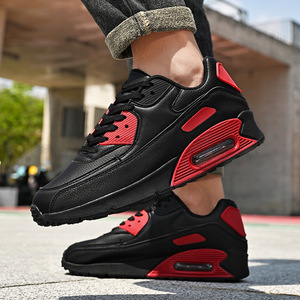 Zapatillas de Baloncesto para Hombre Max90 con Suela Gruesa, Punta Redonda, Parte Superior Sintética, Suela de Goma, Entresuela Acolchada de EVA, para Todas las Temporadas, con Cordones - Product Image 1