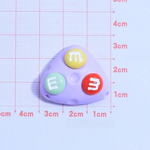 Venta Directa de Fábrica: Moldes de Resina Ecológicos Pintados a Mano con Forma Irregular para Chocolate y Queso, Abalorios Kawaii de Resina con Parte Trasera Plana para Arte, Venta al por Mayor - Product Image 5