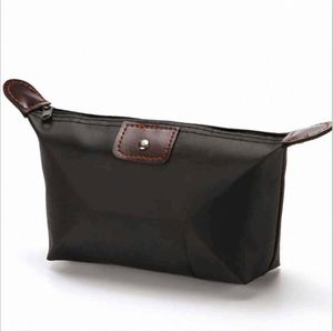 Grande trousse de maquillage mignonne en nylon personnalisable, portable, pliable, pratique pour les voyages, pour cosmétiques et rangement de cadeaux - Product Image 3