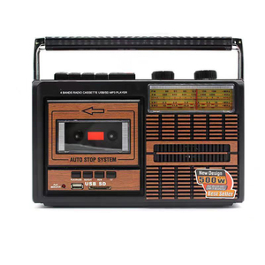 Lecteur de cassette portable rétro personnalisé en usine avec radio FM AM SW, fente USB TF, Bluetooth, boombox rechargeable pour la maison, la voiture, cadeau - Product Image 6
