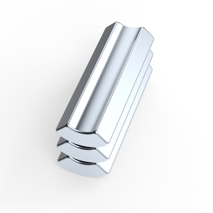 Nam Châm Neodymium N52H Gạch Arc Phân Khúc N48 N50 N52 Lớn Kéo Lực Lượng NdFeB Rpm Cao Epoxy Tráng Nam Châm Vĩnh Cửu - Product Image 4