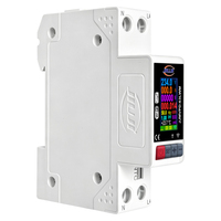JIUJI WiFi Smart DIN Rail Protector Over Under Voltage Over Current Fuite 30mA Over Temperature Auto Reset KWh Meter Relay