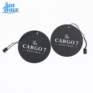 Customized White Hang Tag Personalized Clothing Tag With Logo Garment Cloth T Shirt <b>Swing</b> Hang Tag - Product Image 5