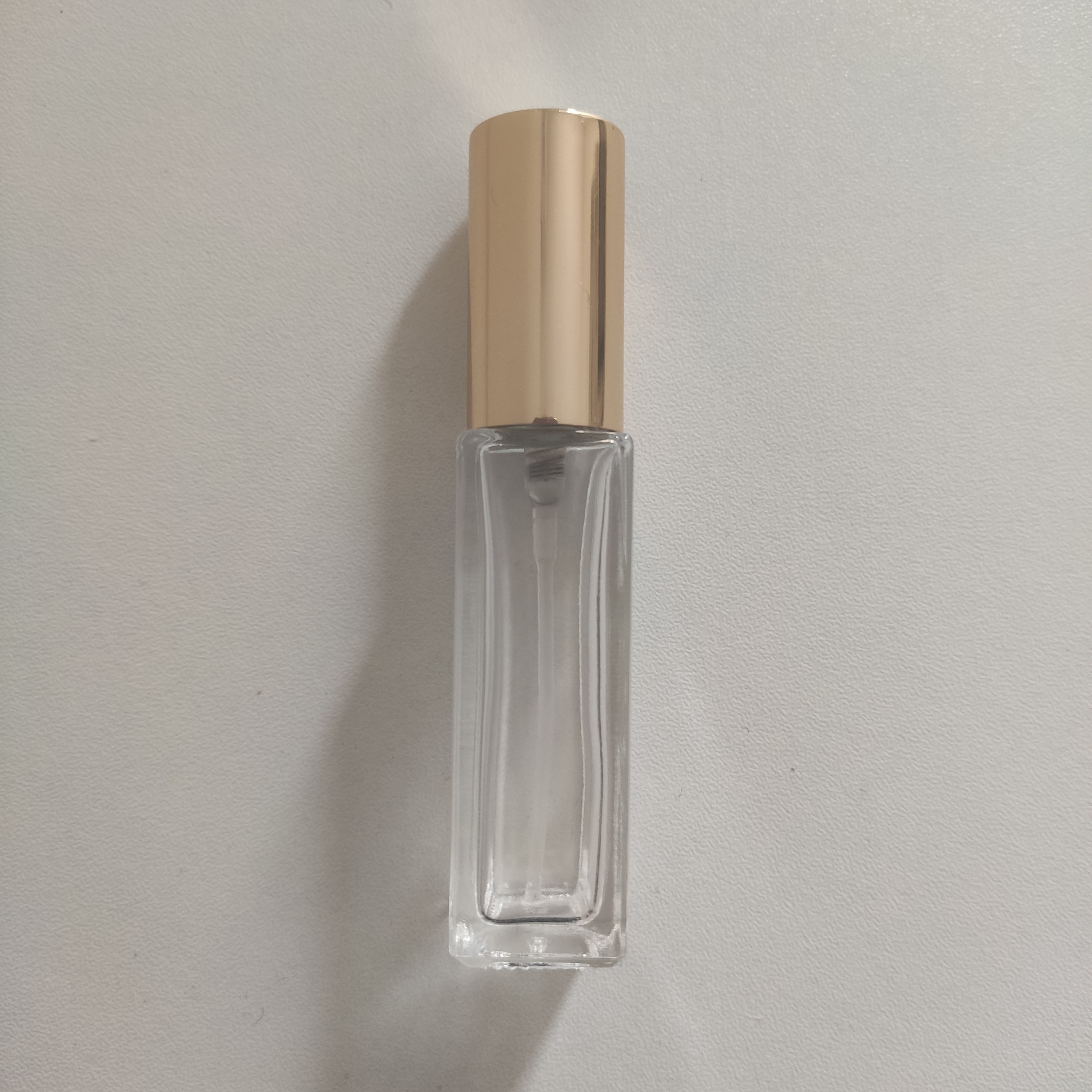 Bottle with gold top