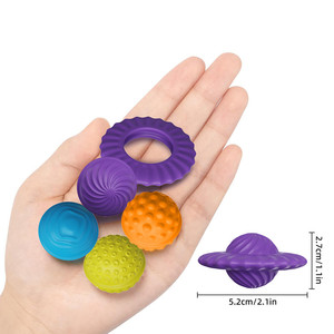 4 <b>Pack</b> UFO Silicone Magnetic Sensory Quiet <b>Fidget</b> Toys for Anxiety Travel Classroom Toys - Product Image 4