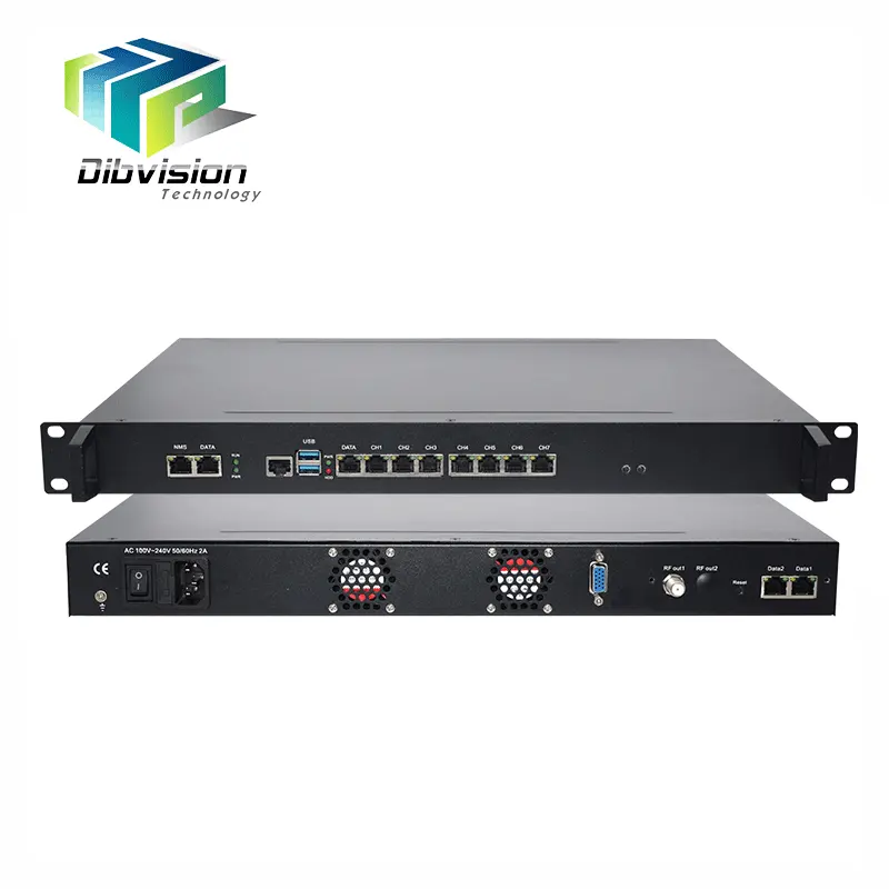 (IMOD60) modulador digital iptv dvb-c qam modulador com ip para rf modulador 16 canais