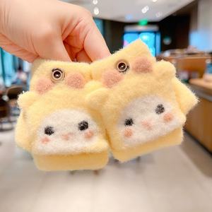 Lisa vente en gros demi-doigt enfants gants en plein air hiver dessin animé Animal tricoté bébé <span class=keywords><strong>mitaines</strong></span> - Product Image 3