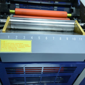 מכונת דפוס אופסט לסירוגין מסוג Cold Foil Roll to Roll עם פלטות PS מדגם HDPS-350 להדפסה על סרט תווית דביק עצמי מסוג BOPP לאריזות - Product Image 3