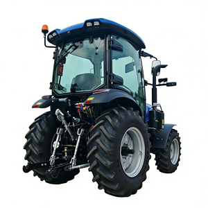 Tracteur à roues 4x4 90HP 80HP 70HP 60HP à transmission par engrenages, moteur CE, fonctionnement toutes saisons - Product Image 1
