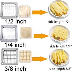 Coupe-frites électrique en acier inoxydable, machine motorisée pour laver, peler et couper les pommes de terre et les légumes racineux, idéale pour les snacks. - Product Image 2
