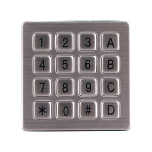 Metalen Toetsenbord 4X4 Van Telefooncel/Numeriek Gate Control Keypad/Waterdichte Matrix Seriële Keypad - Product Image 4