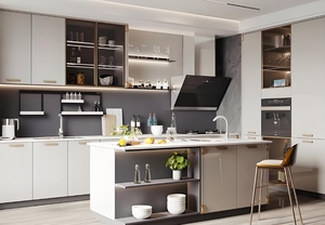 Armarios de cocina modulares de diseño personalizado Colección de armarios del fabricante - Product Image 2