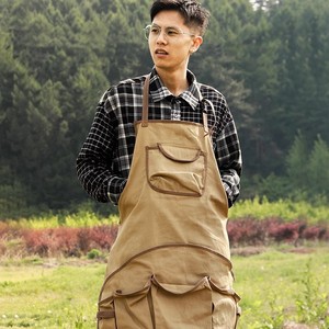 Tablier sans manches en toile américaine Fashion Waterproof Outdoor Camouflage Home Kitchen Cooking Covers Gardening Men and Women - Product Image 3