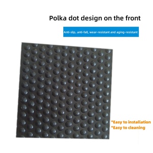 Heavy Duty Horse Stable Floor <b>Mats</b> Durable Paving <b>Mats</b> Solid Black Rubber Flooring - Product Image 1